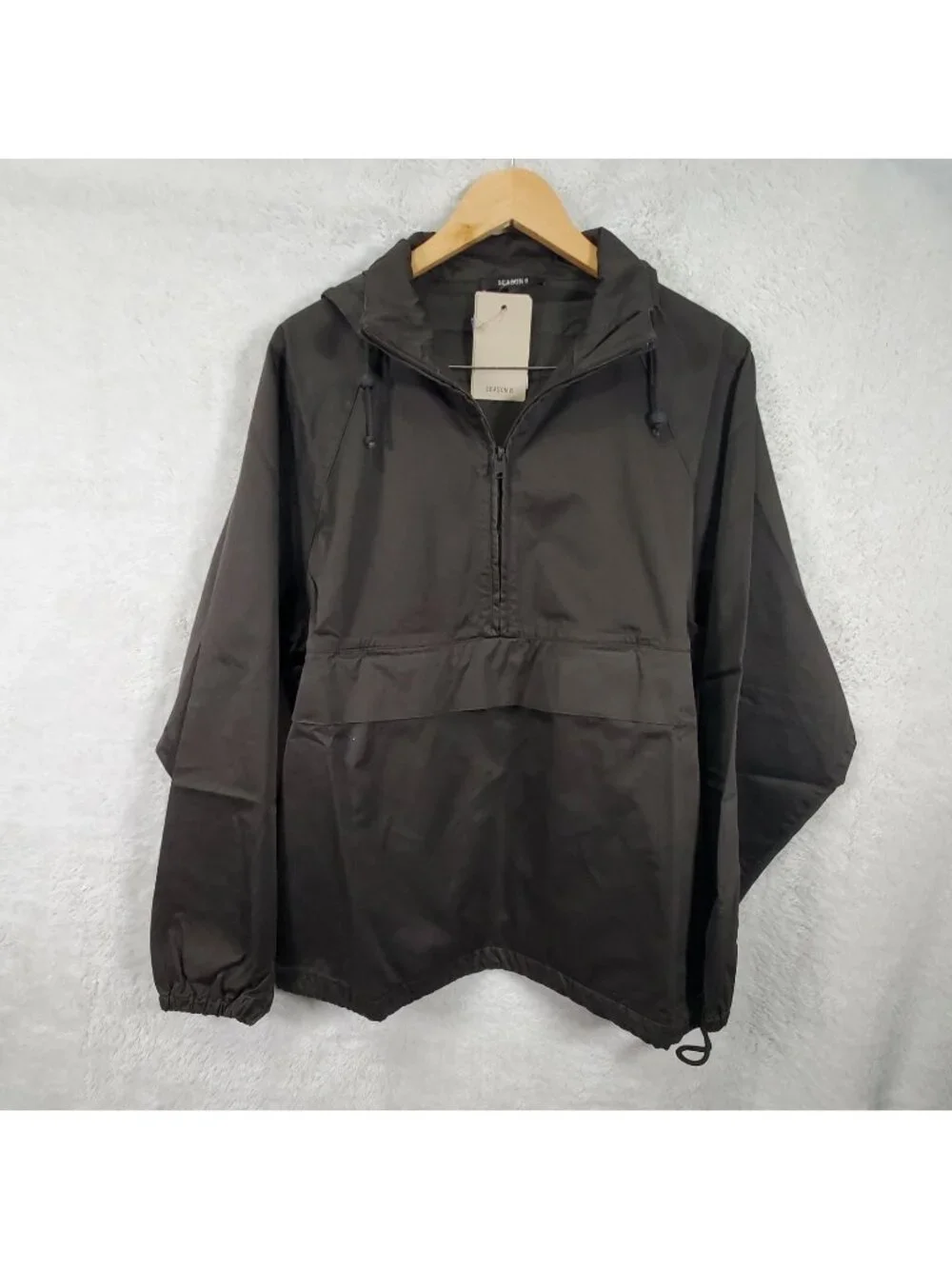 Yeezy Season 6 Anorak 1/2 Zip Jacket Sz S Umber YZ6U6116 By Kanye West